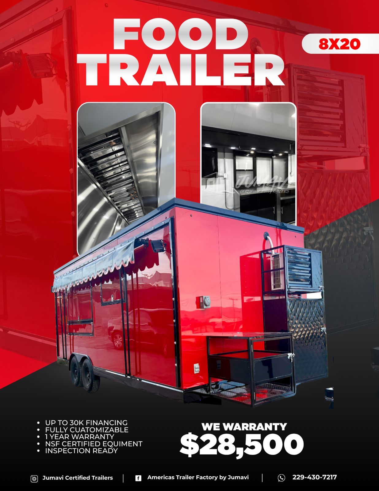 JUMAVI FOOD TRAILER 8X20