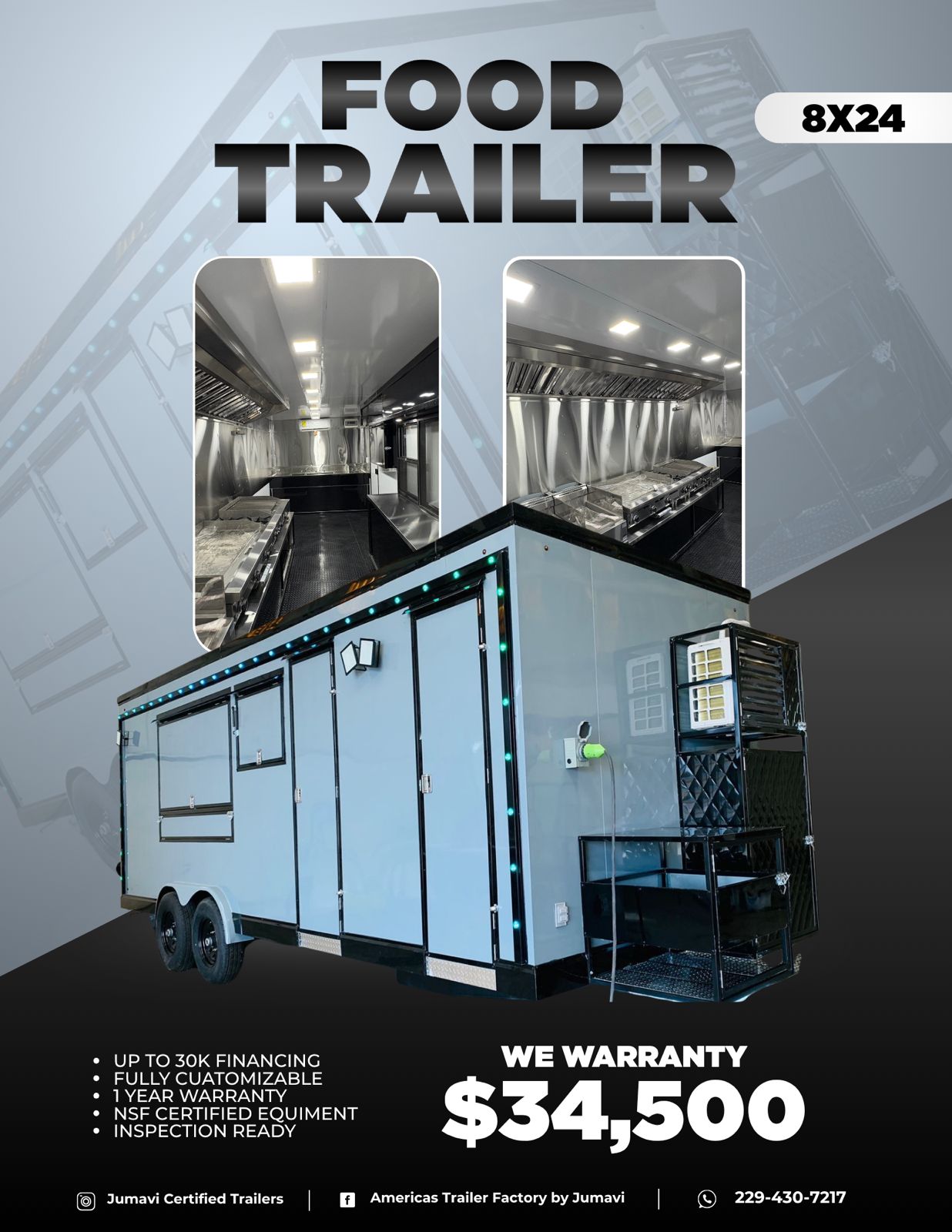 JUMAVI FOOD TRAILER 8X24